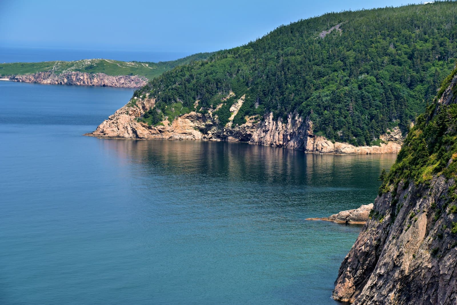 Dramatic coastal cliffs
